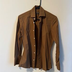 Women’s Brown Dress Shirt